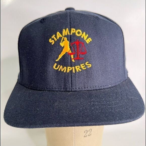 Richardson Dark Navy Blue Flexfit Stampone Umpires ball cap - Picture 1 of 8